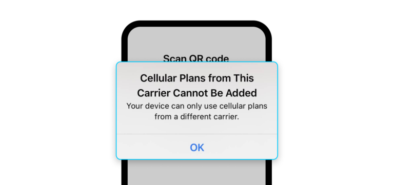 Troubleshooting eSIM Installation & Activation Errors on your device